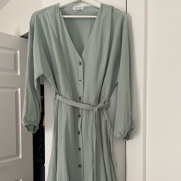Calvin Klein Dresses Calvin Klein Button Down Dress Poshmark